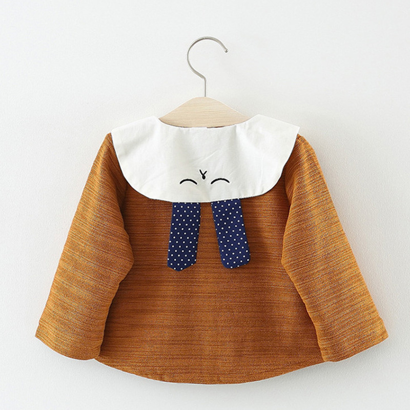 

Baby / Toddler 3D Ear Decor Doll Collar Coat