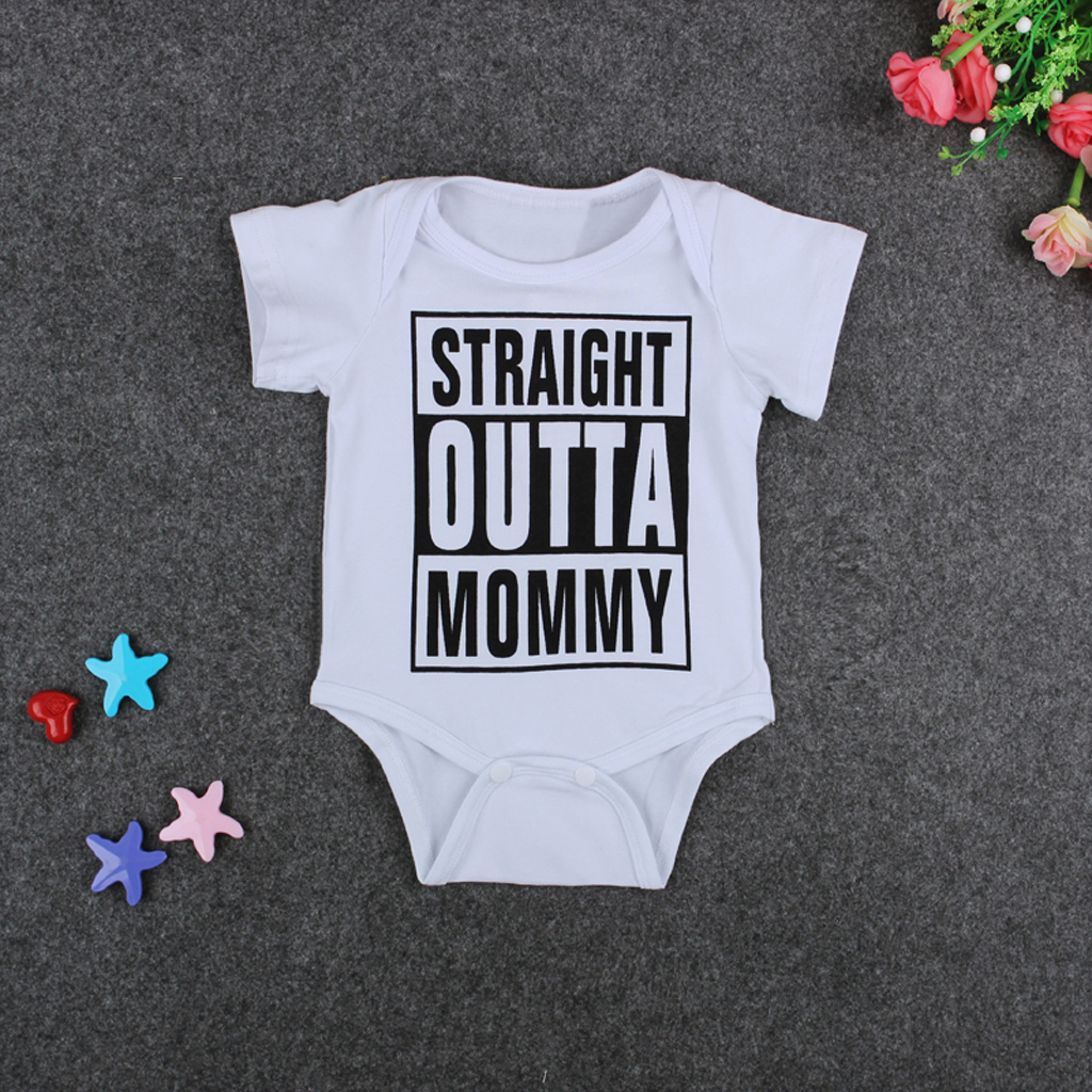 

Baby's Letter Print Bodysuit