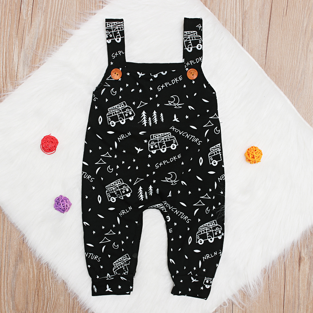 

Baby/ Toddler's Car Pattern Overalls