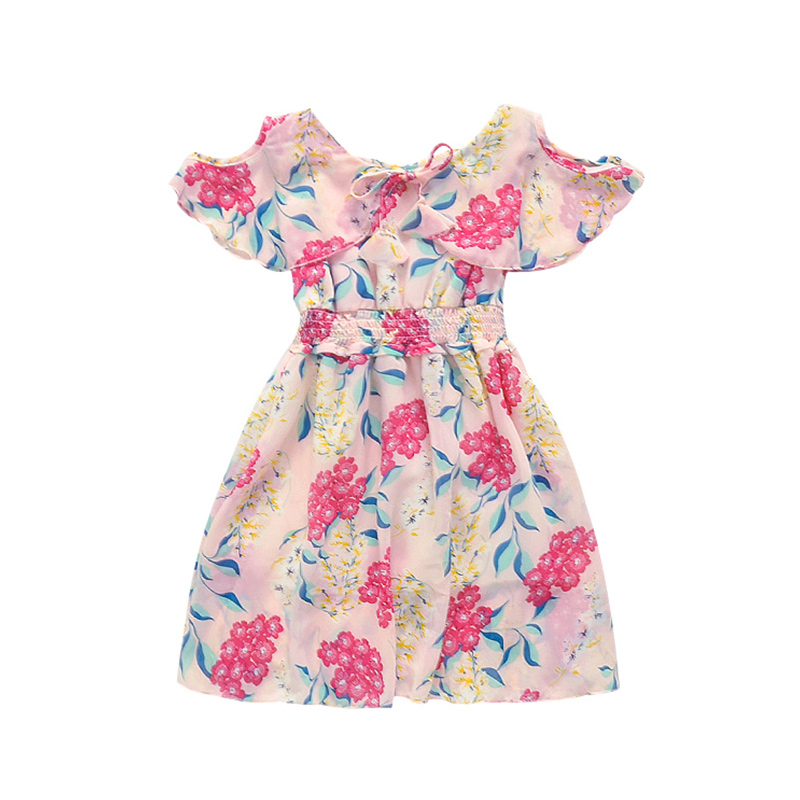

Sweet Floral Cold Shoulder Dress