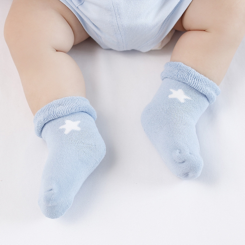 

3-pack Baby/ Toddler's Striped Cartoon Pattern Socks