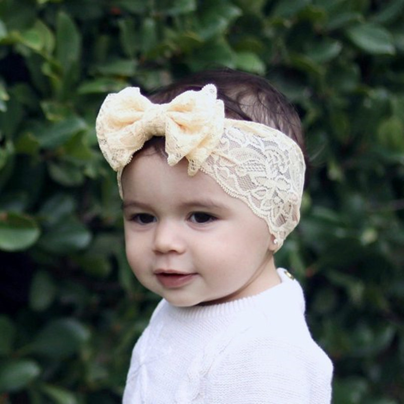 

Baby / Toddler / Kid Bow Decor Lace Headband