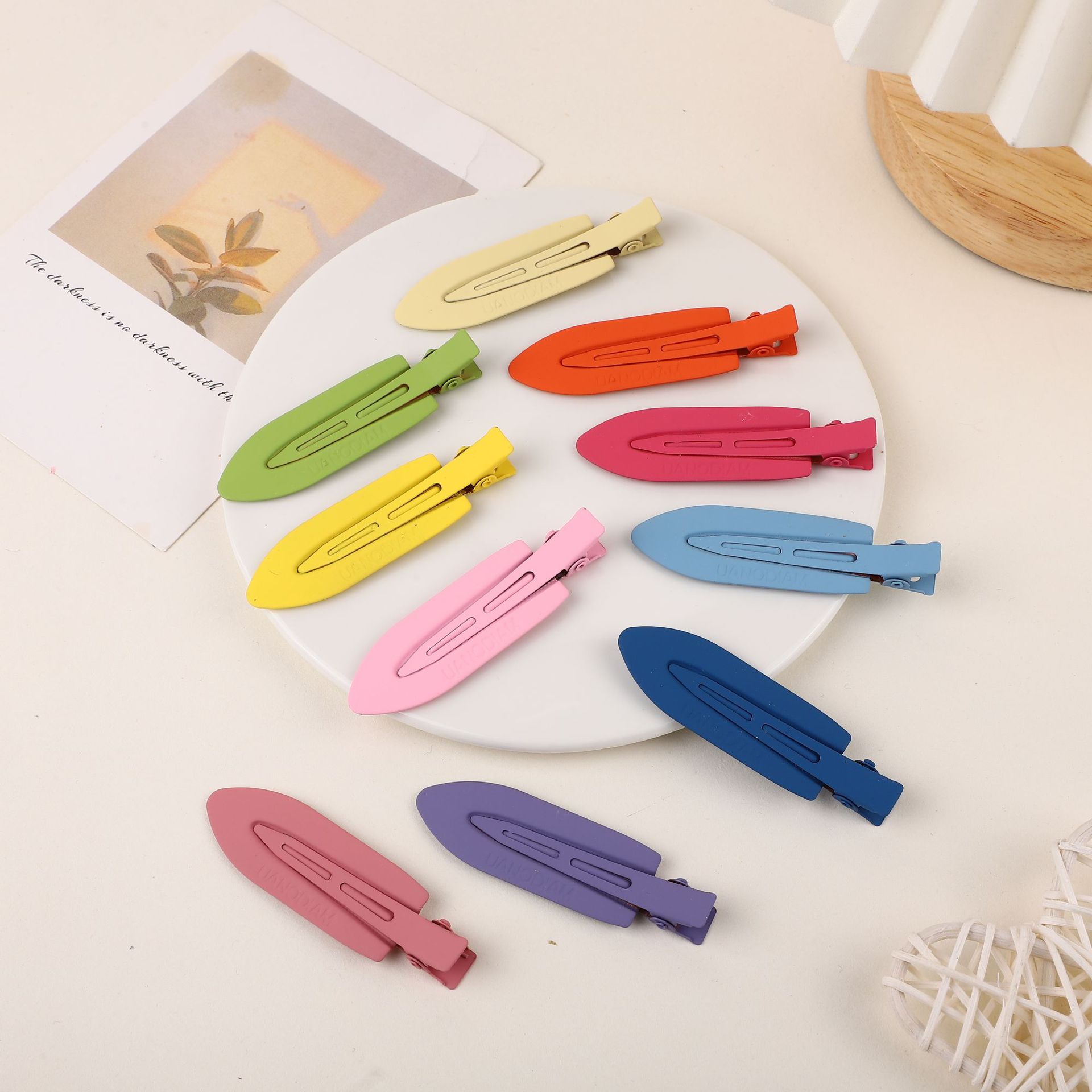 

5-pack Women Minimalist Solid Hair Clip Hair Accessories