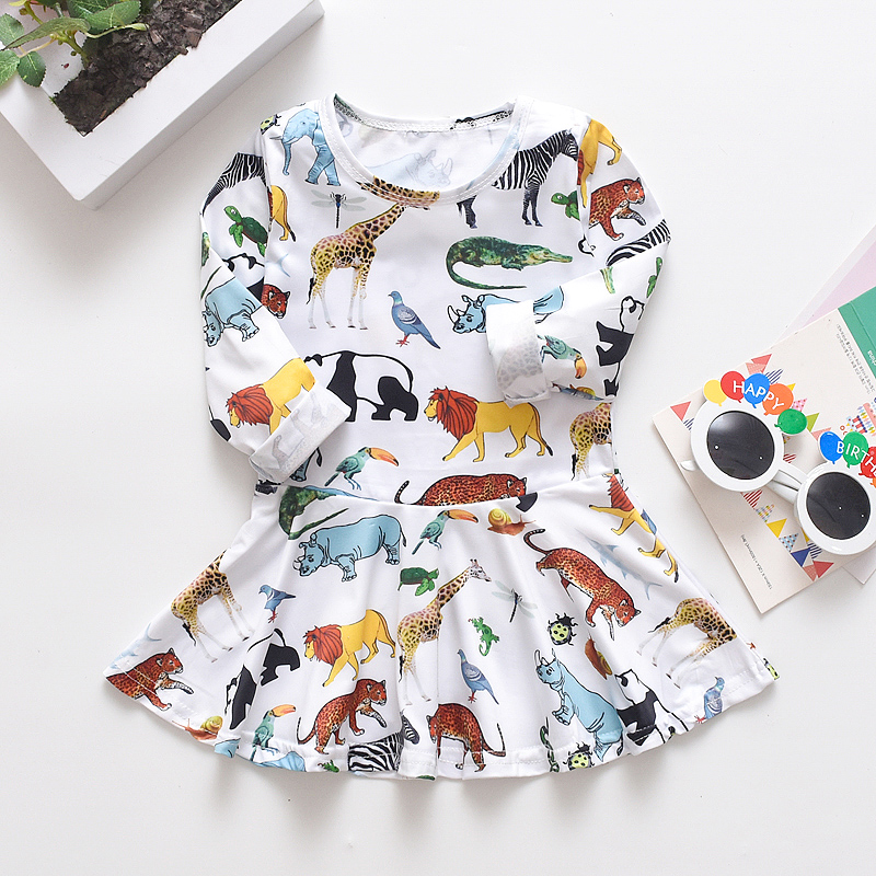 

Baby / Toddler Cartoon Animal Allover Dress