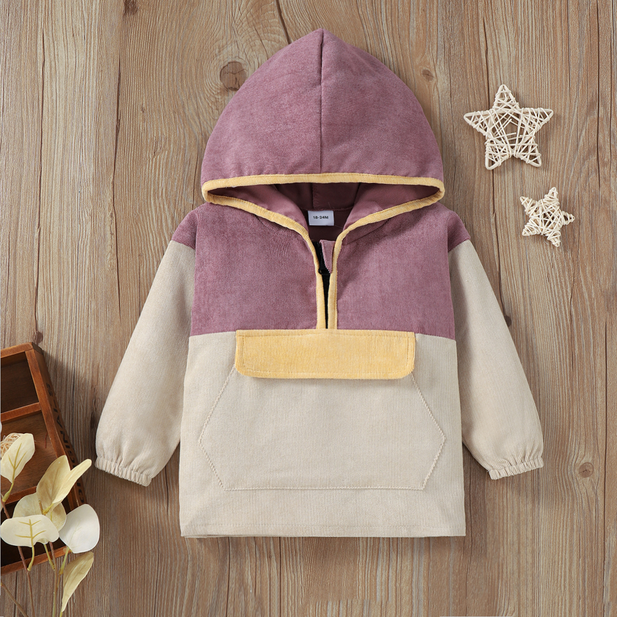 

Toddler Girl Colorblock Zipper Hoodie Sweatshirt