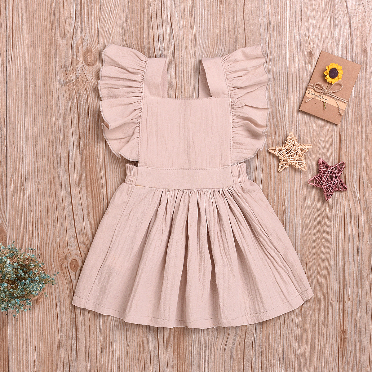 

Baby / Toddler Solid Backless Dress