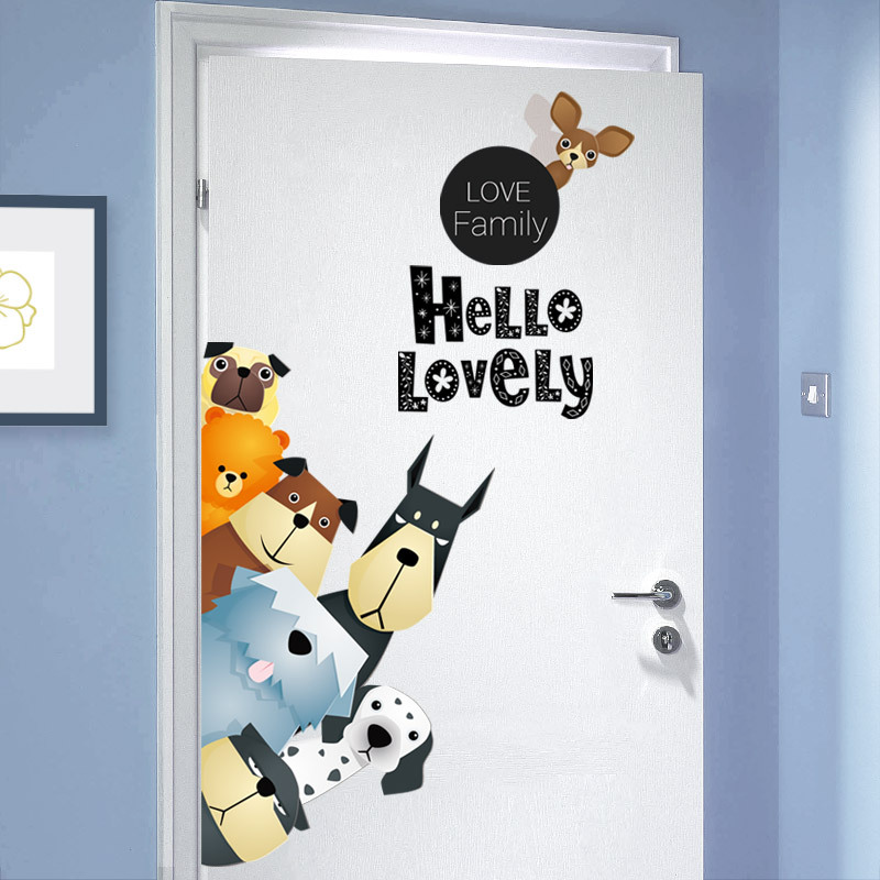 

""Hello Lovely"" Cartoon Wall Decor