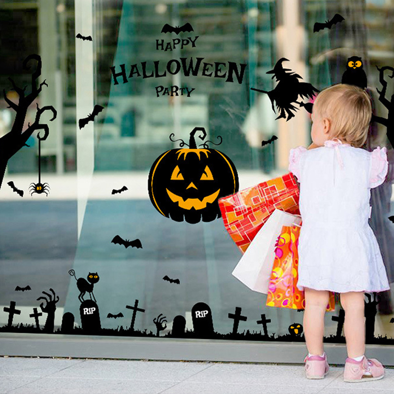

Removable Halloween Pumpkin Sticker