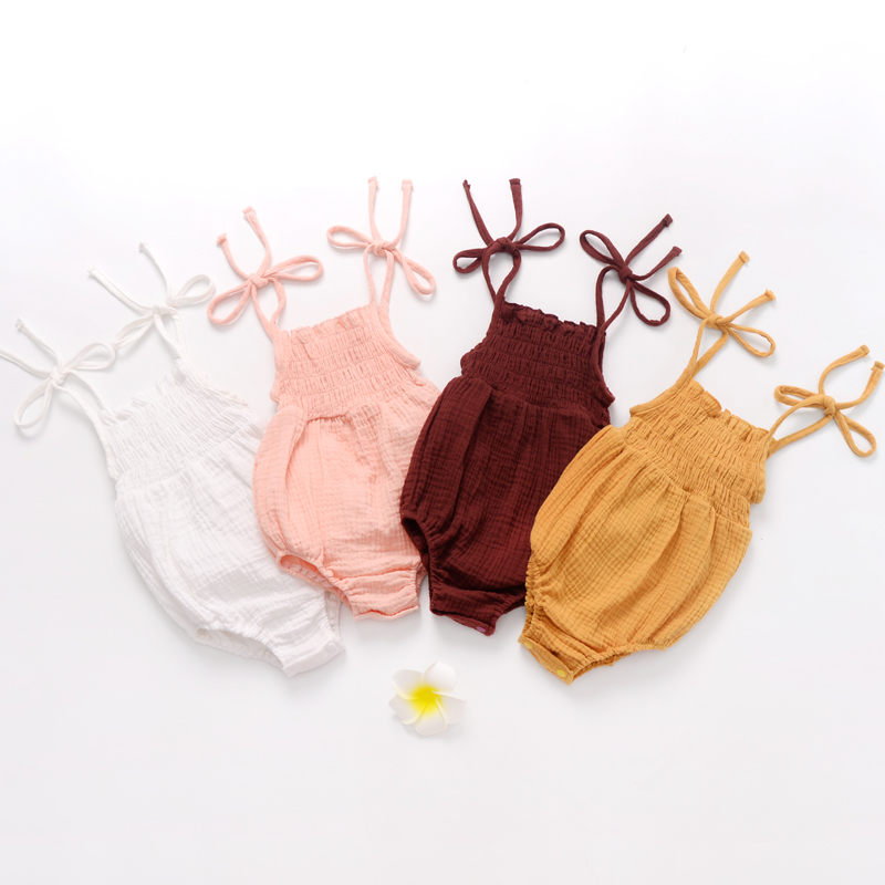 

Baby Solid Strappy Skinful Bodysuit