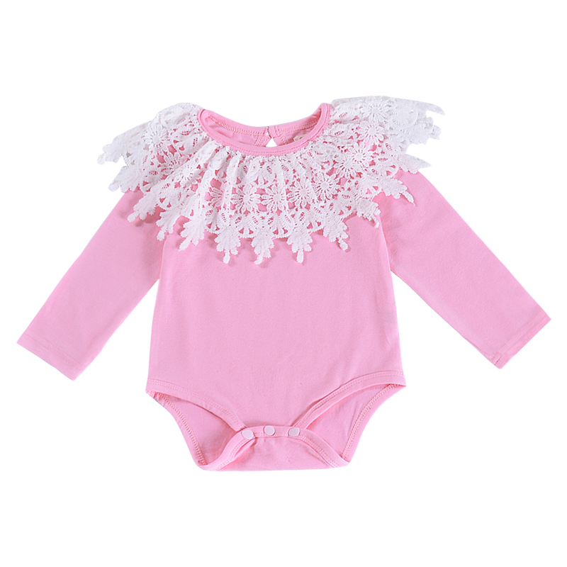 

Baby Lace Collar Romper