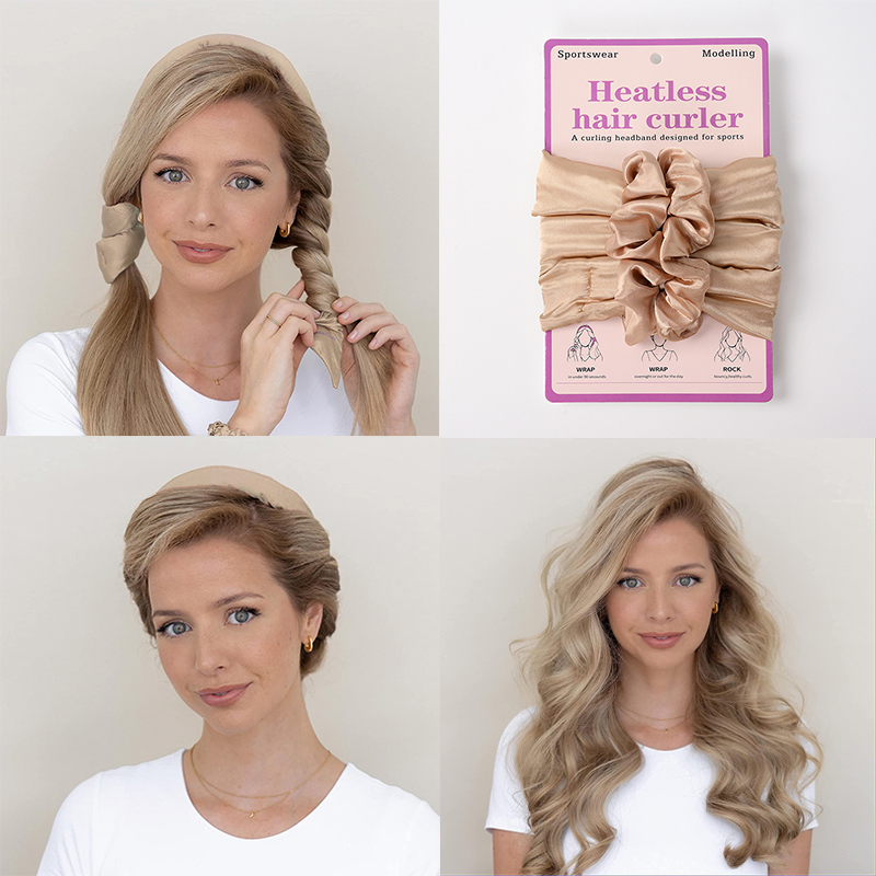 

3-pack Women Simple Plain Hair Roller Tool Set