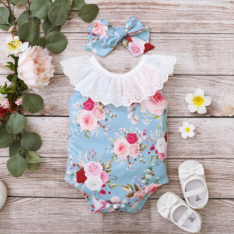 

2pcs Baby Girl casual Rompers & Bodysuits