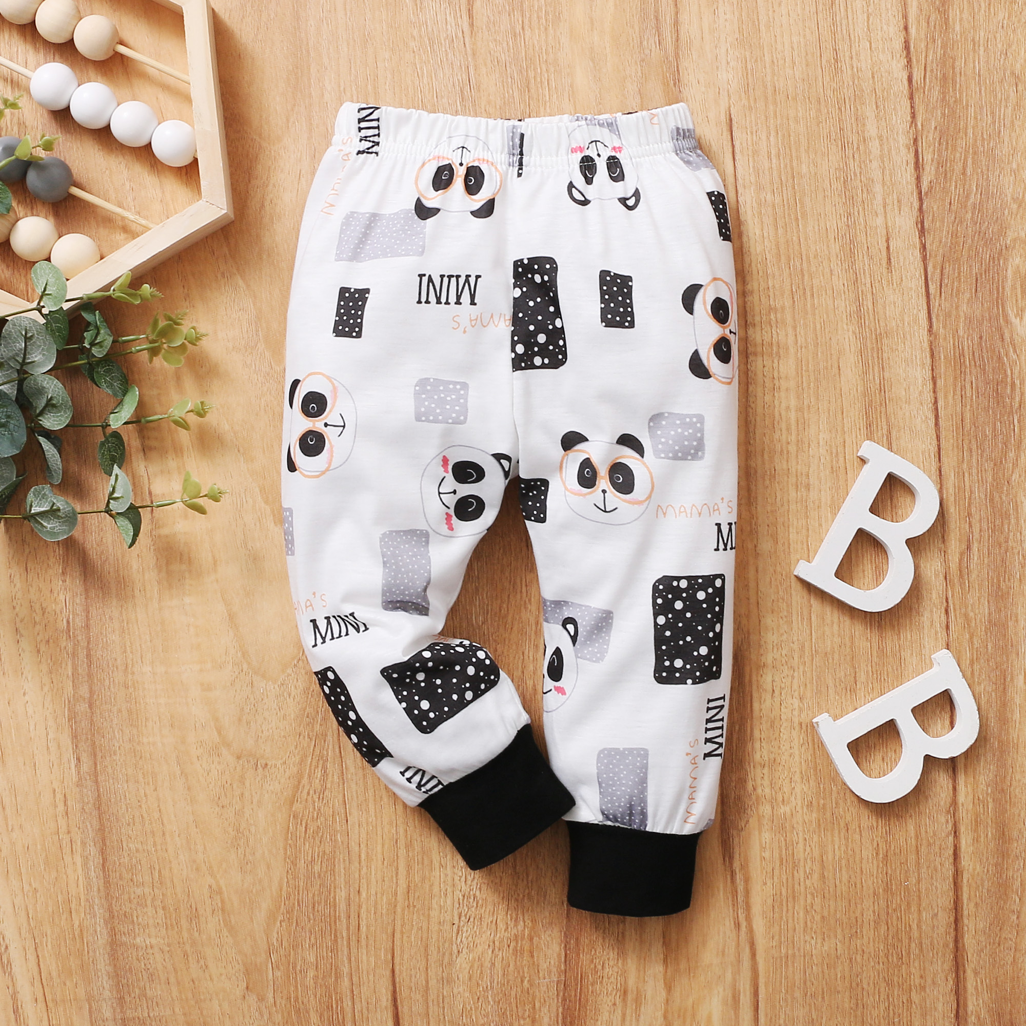 

1pc Baby Girl casual Animal sweartpants Casual Pants
