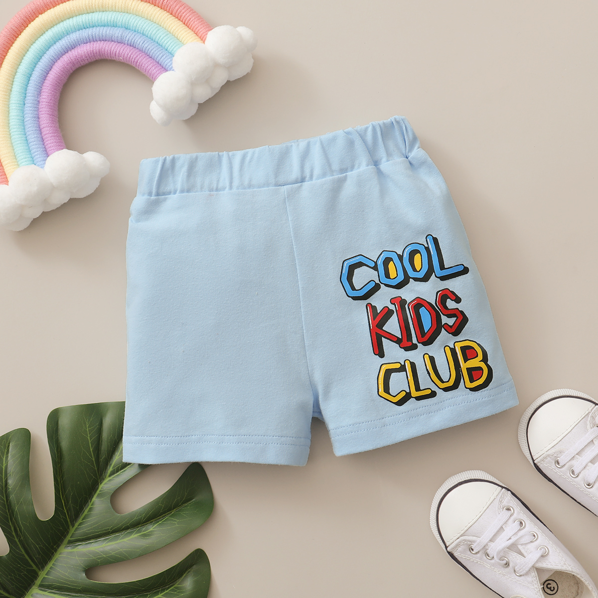 

Baby Boy casual Letter Solid Cotton Shorts
