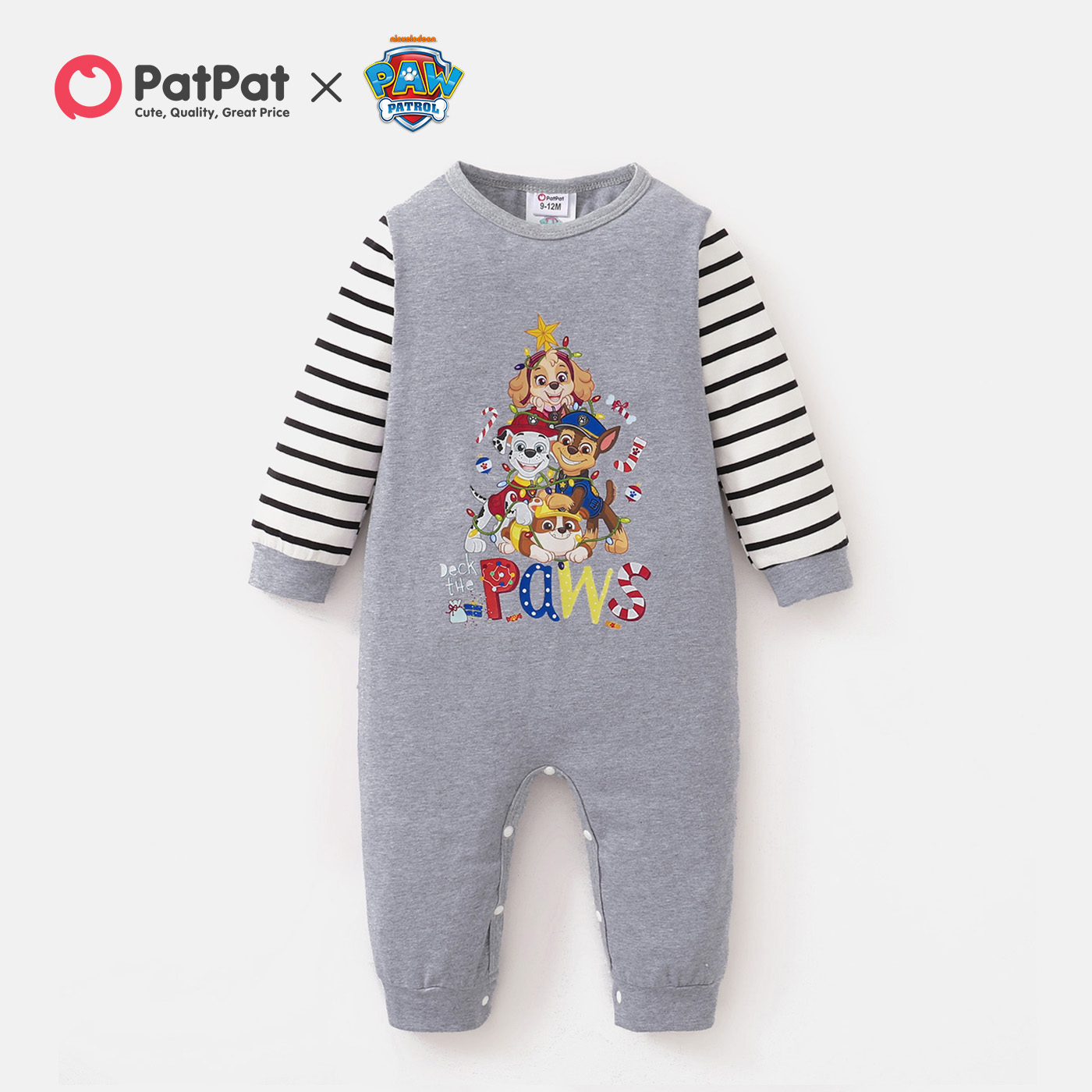 

PAW Patrol Little Boy Cotton Pups Team Christmas Jumpsuit