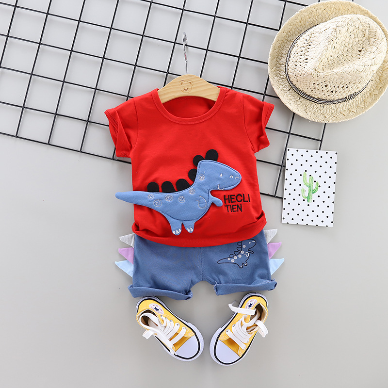 

Baby / Toddler Lovely 3D Dino Print Tank and Shorts Set