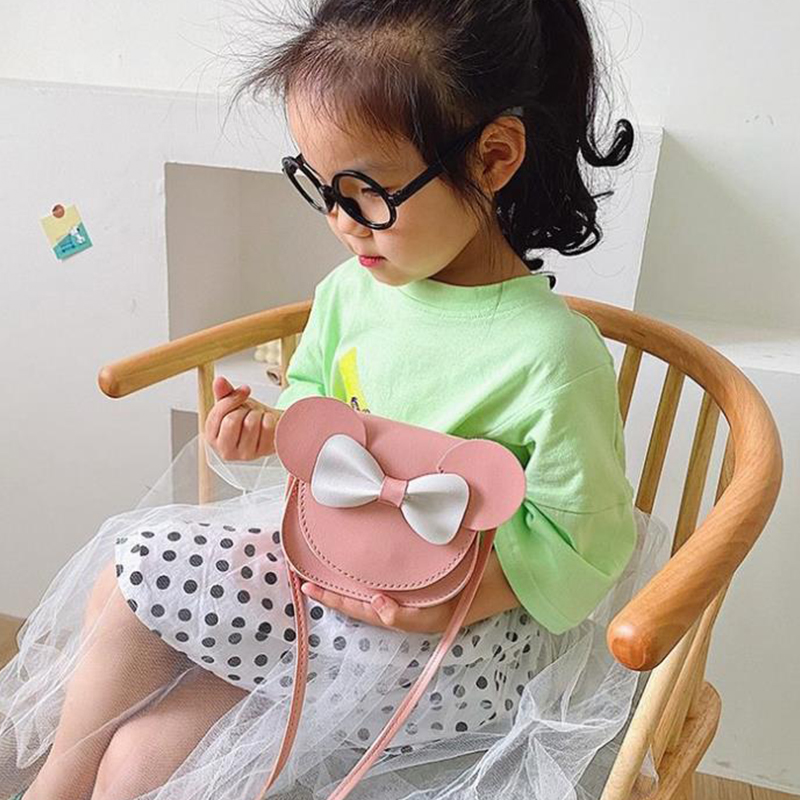 

Kids Cute Cartoon Magnetic Button Princess Coin Purse Crossbody Shoulder Bag