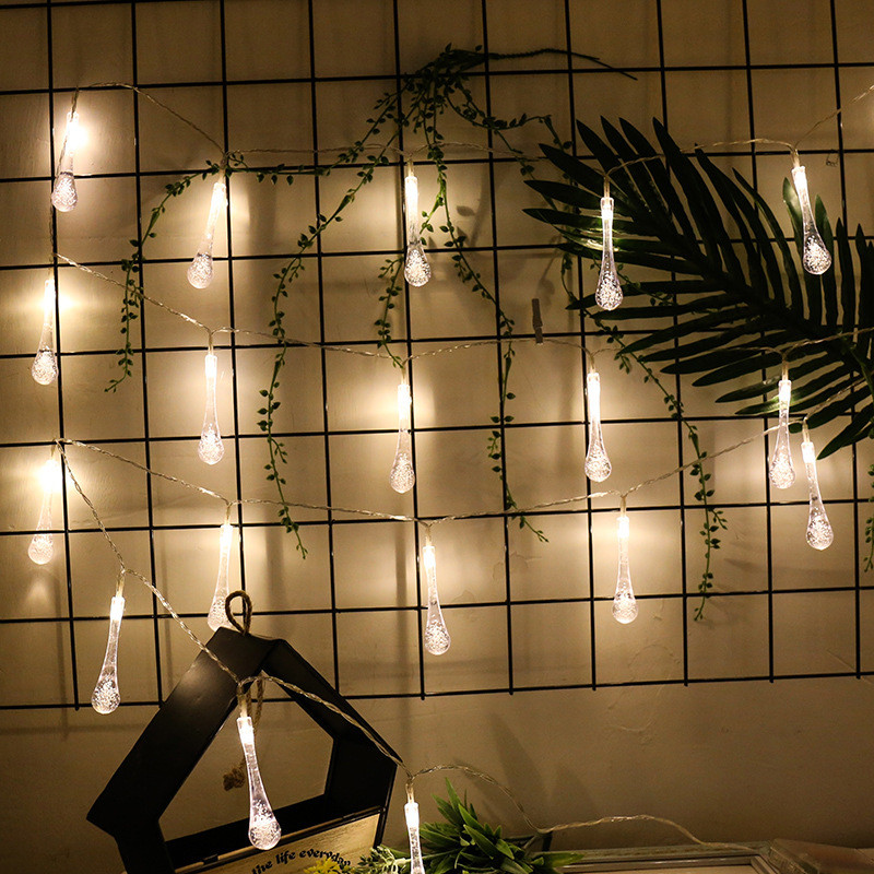 

20 Lights Raindrop Design Twinkle Party Decor