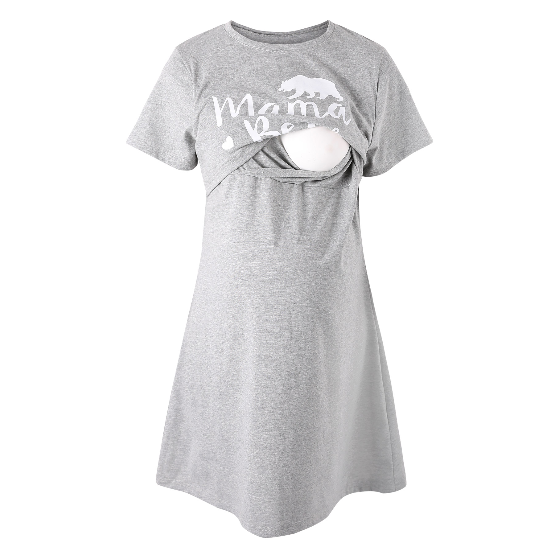 

Maternity Mama Bear Short-sleeve Dress