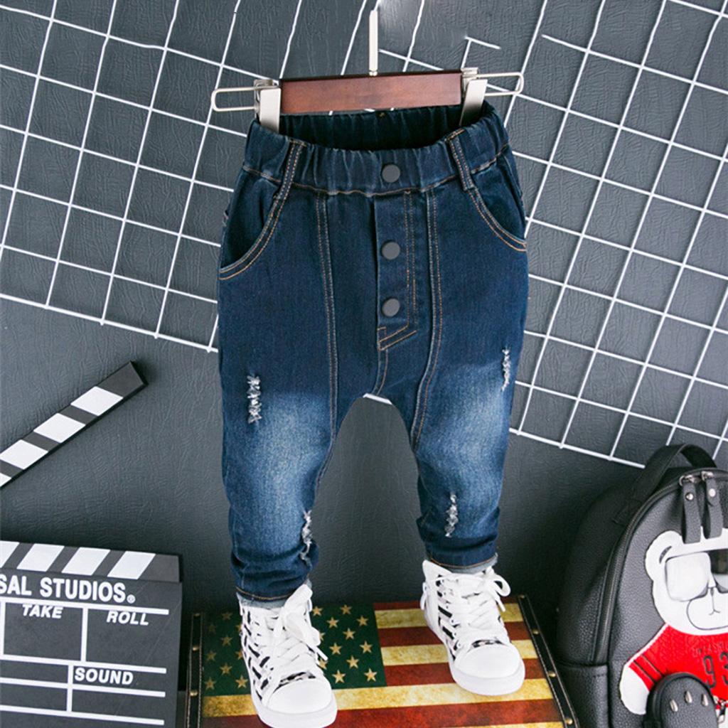 

Trendy Button Design Jeans