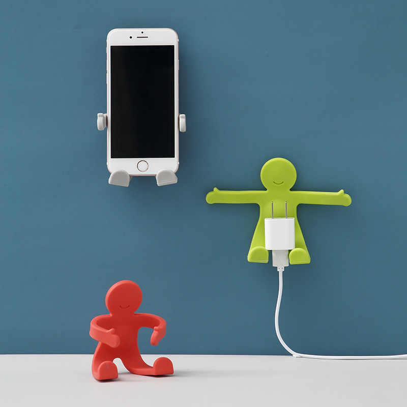 

Cute Man Shape Hook Wall Key Holder Powerful Adhesive Wall Door