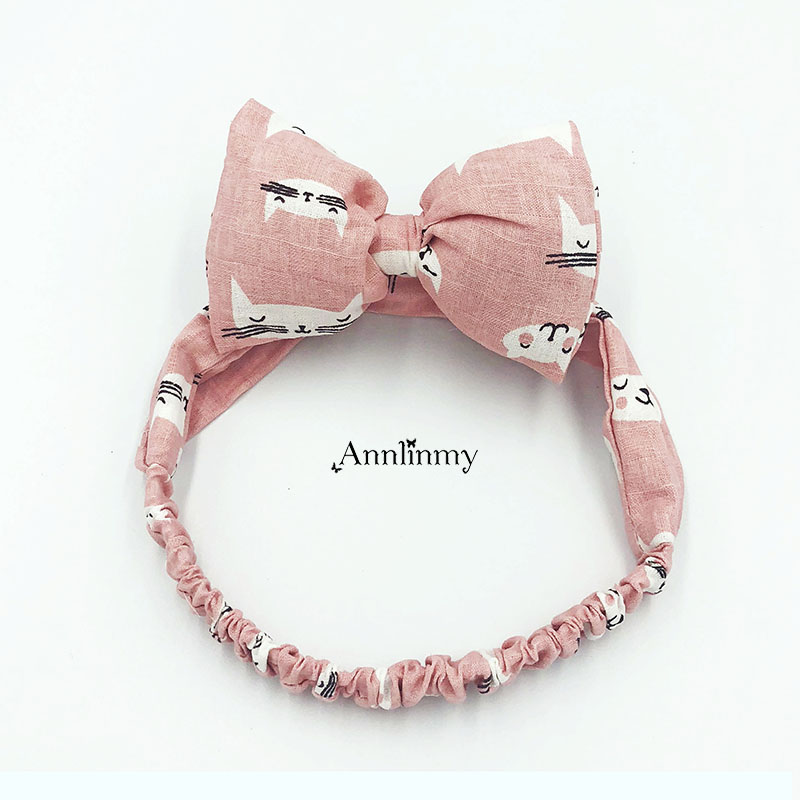 

Baby/ Toddler Girl's Cat Print Headband