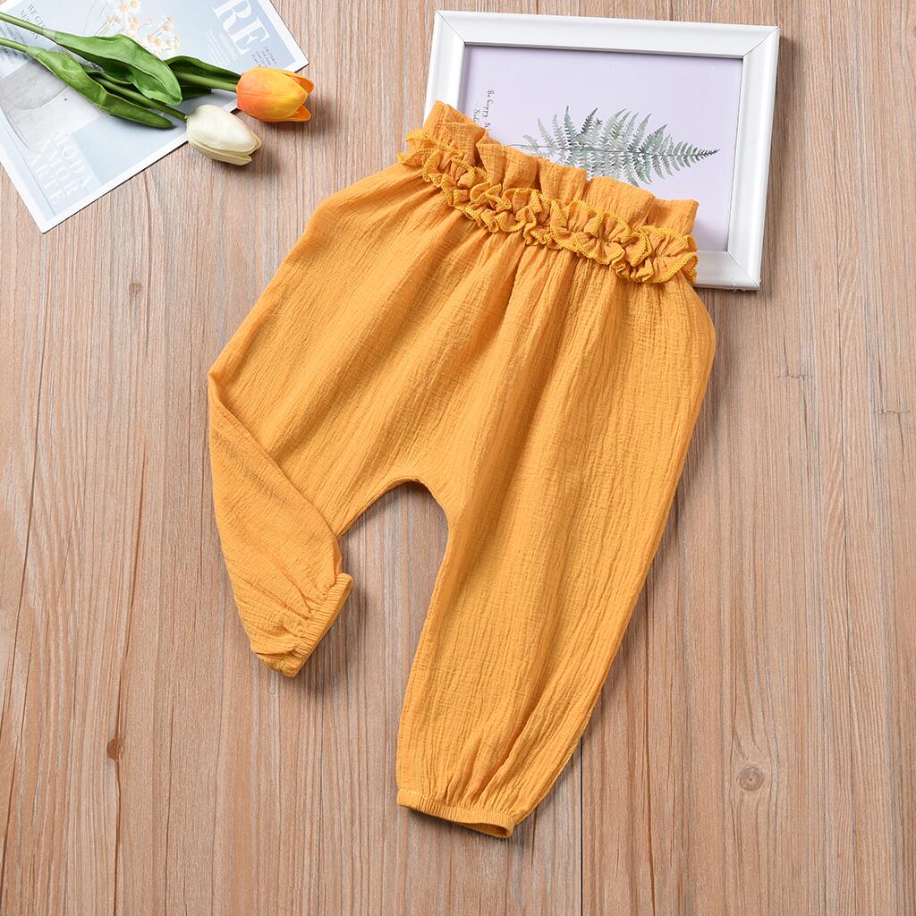 

1pc Baby Girl casual cotton Harem pants Casual Pants & Sweatpants & Harem Pants