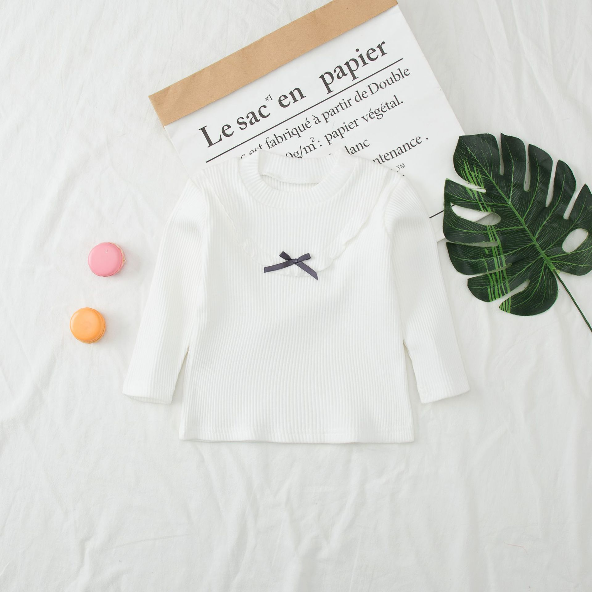 

Baby Girl casual Tee Cotton Long-sleeve Infant Clothing Outfits