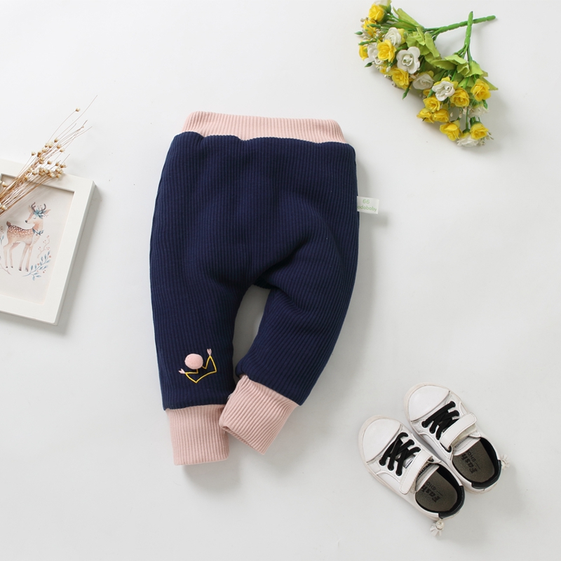 

1pc Baby Girl Cotton straight Leggings & Pants & Boot Pants