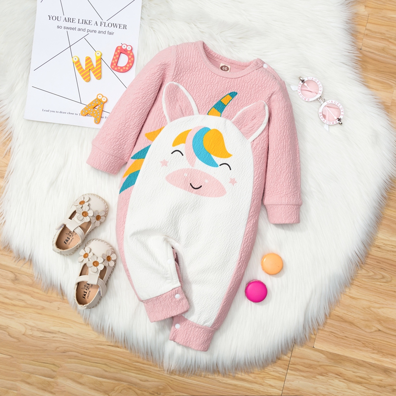 

Baby Girl Sweet Animal & Unicorn Jumpsuits