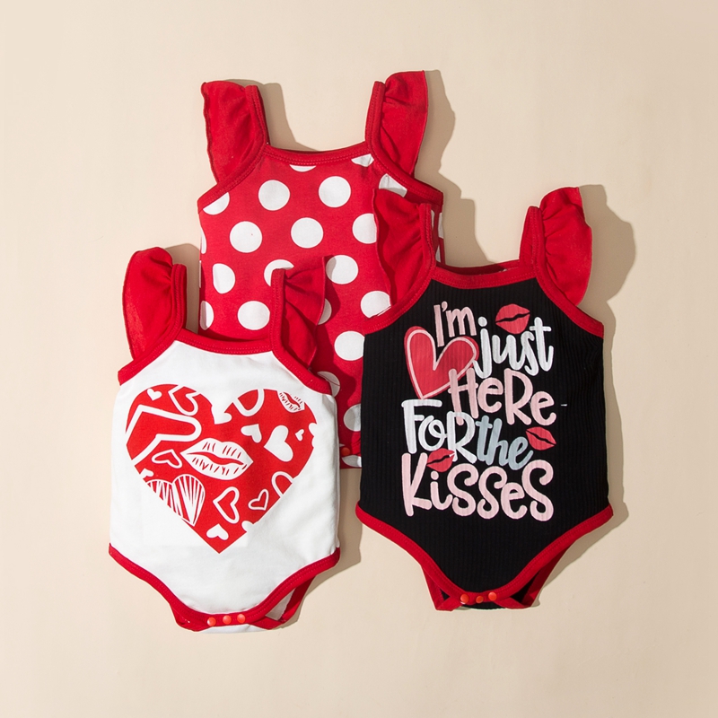 

100% Cotton Flutter-sleeve Baby Romper