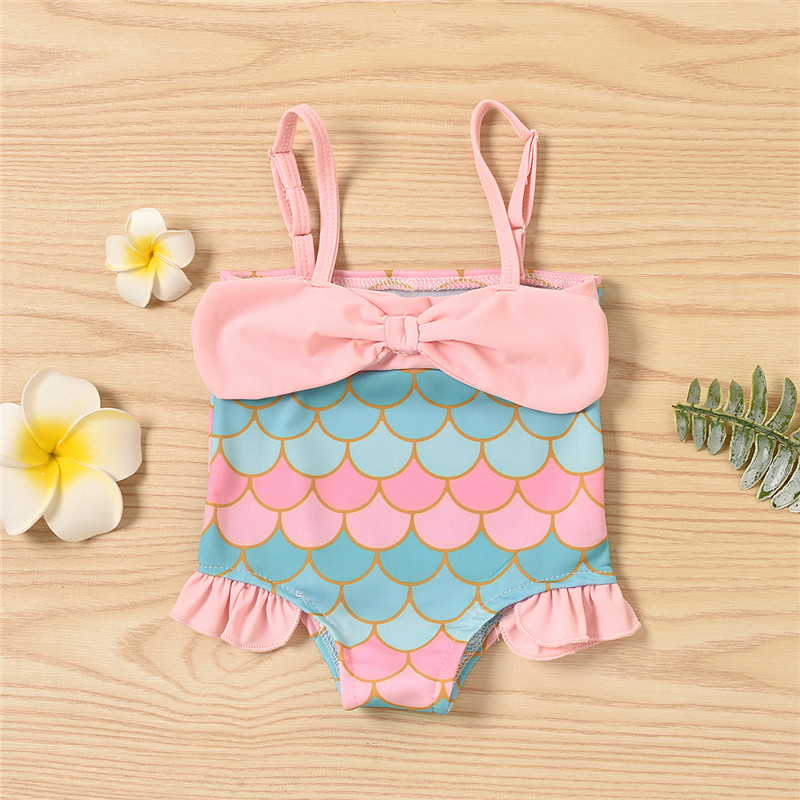 

1pc Baby Girl Fish Stylish Swimsuit