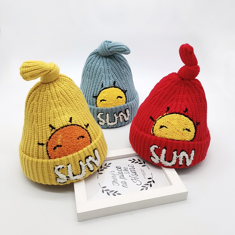 

Baby / Toddler Lovely Solid SUN Knitted Hat
