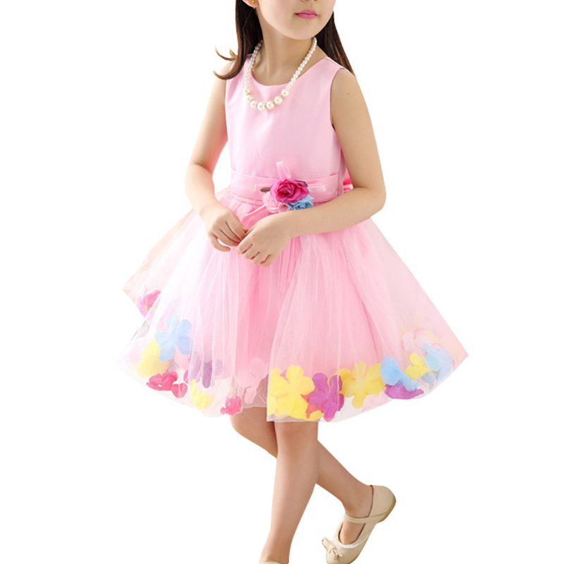 

Pretty Flower Design Mesh Dress
