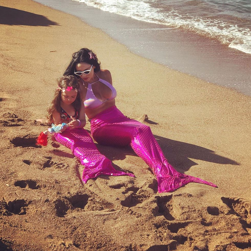 

Mermaid Matching Swimsuit for Mommy and Me