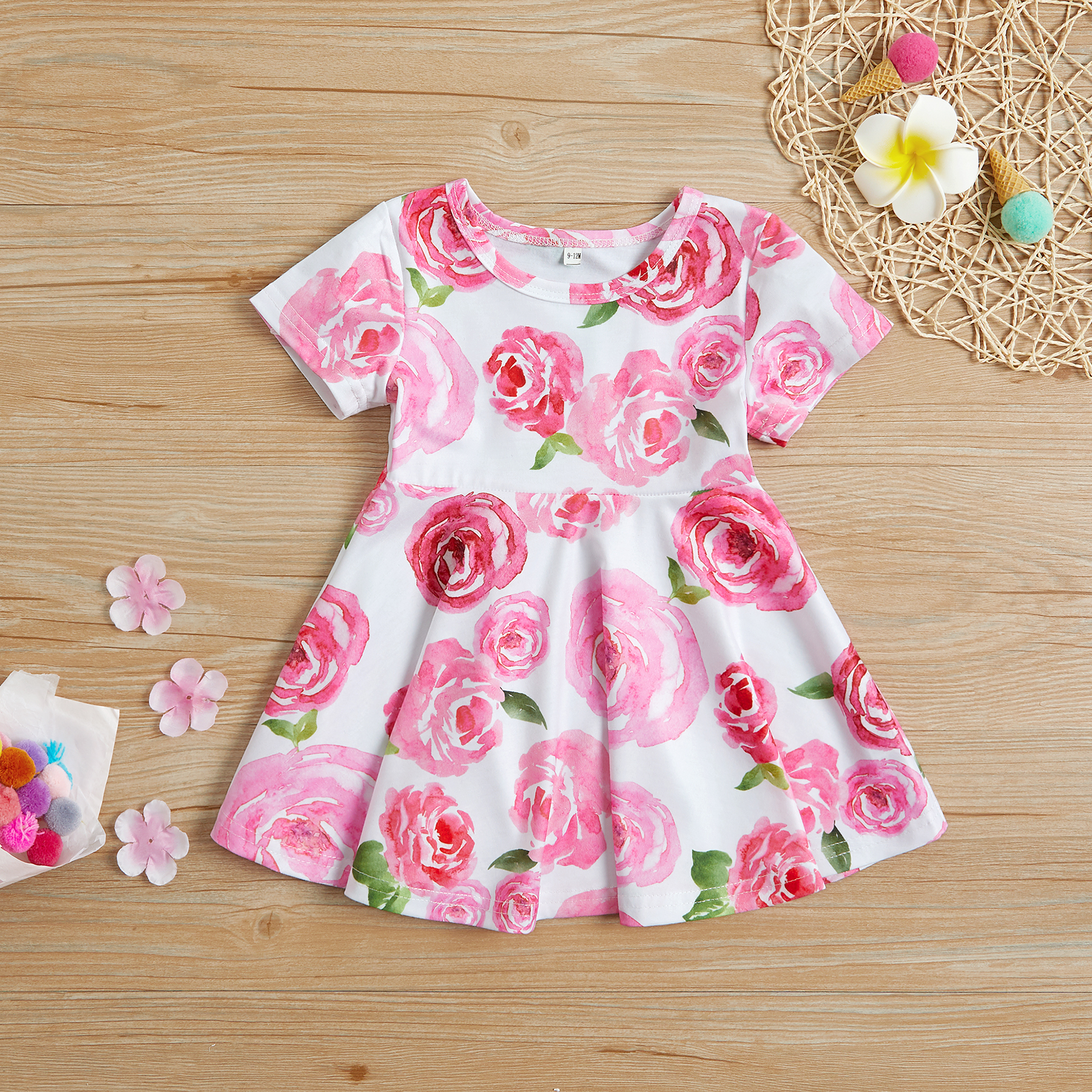 

Floral Print Dress for Baby / Toddler Girl