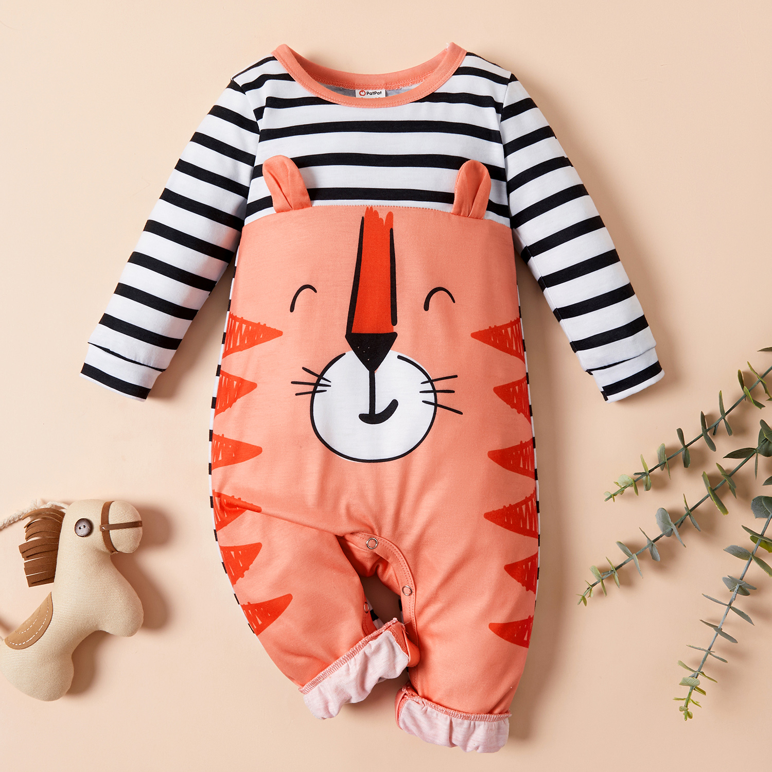 

Baby Tiger Striped Jumpsuit
