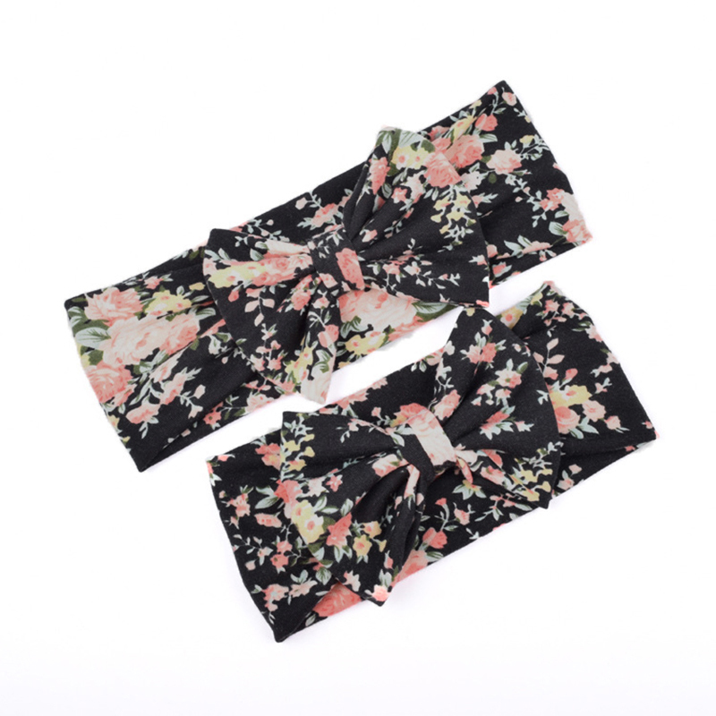 

Mommy and Me Floral Print Bowknot Headband