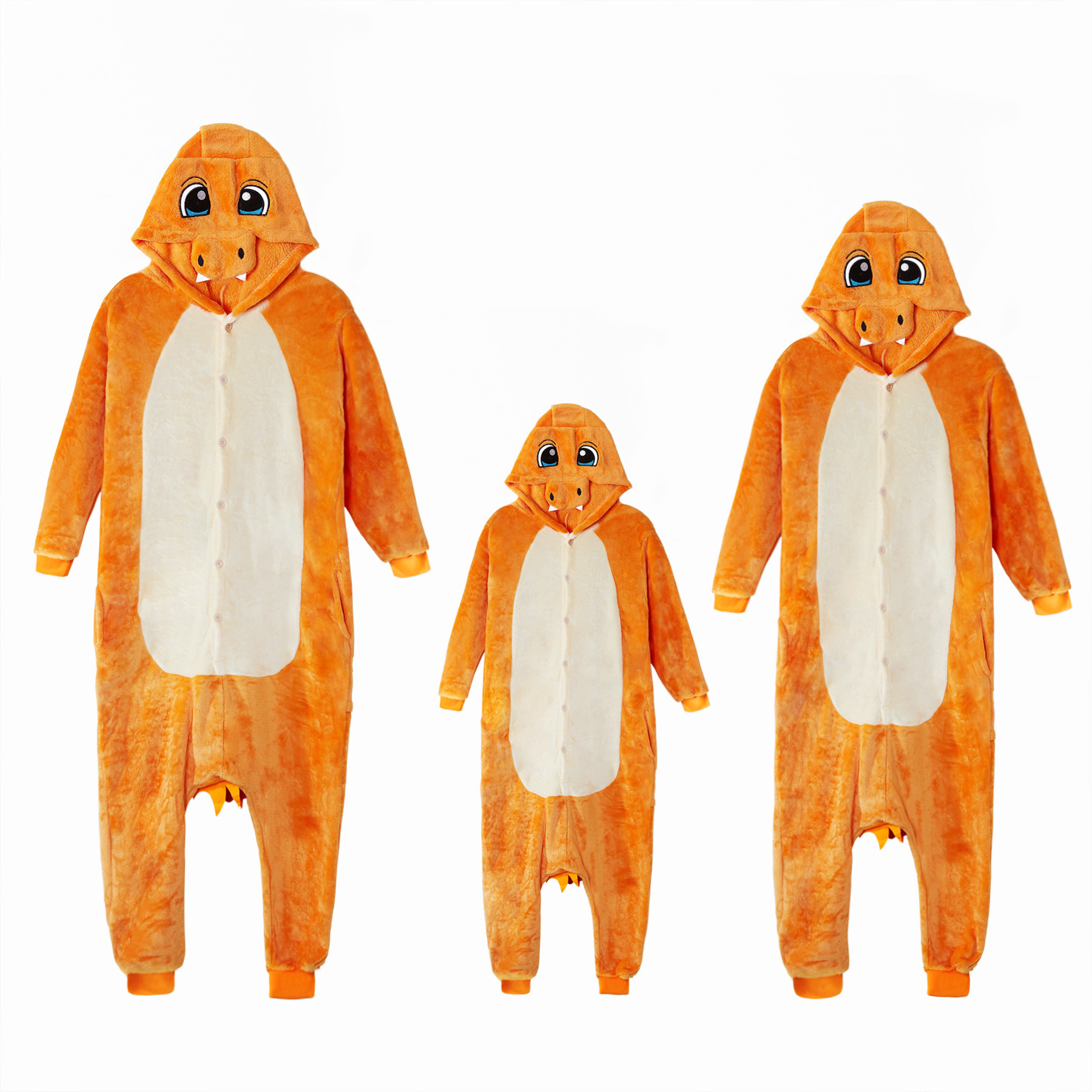 

Cartoon Hooded Family matching Onesie Pajamas