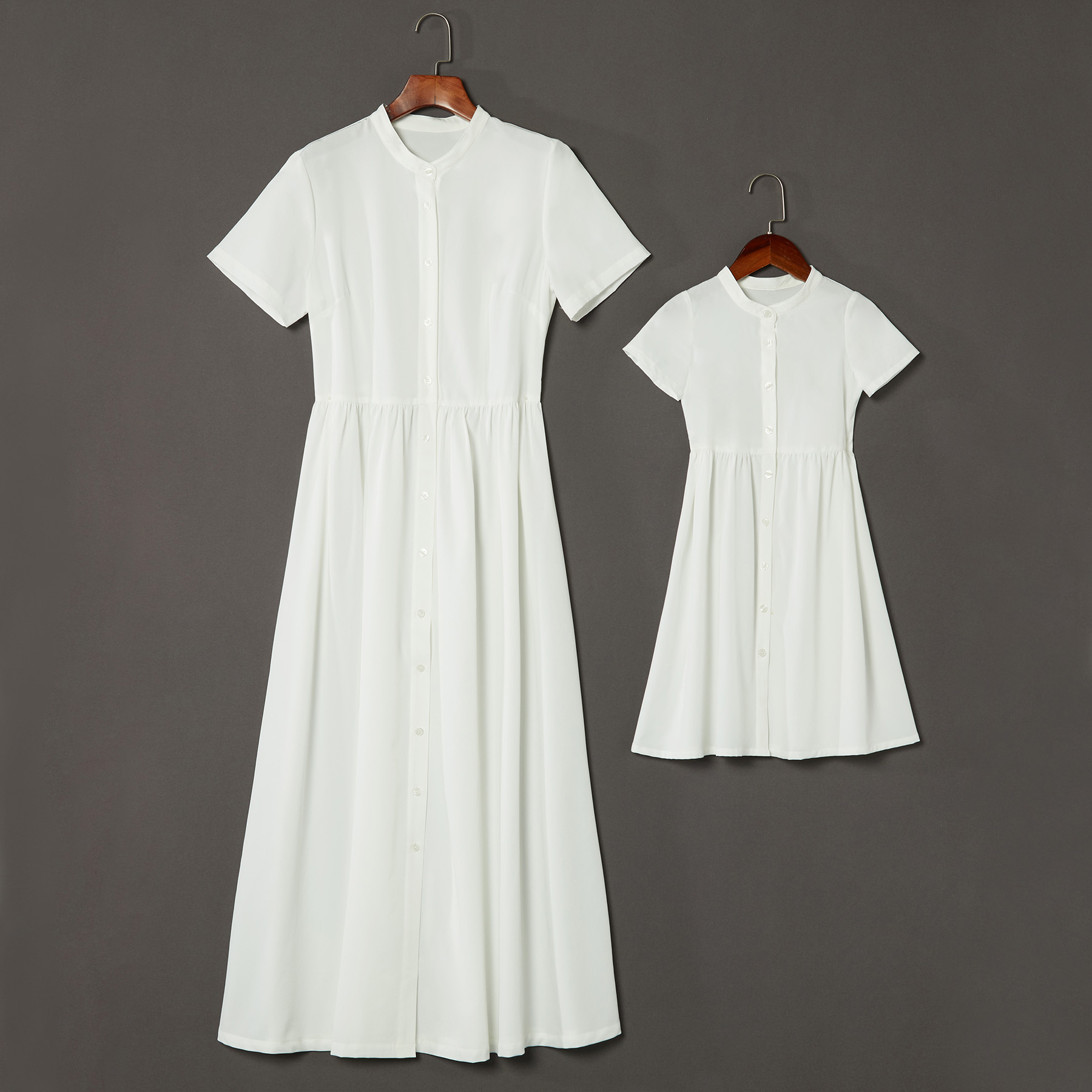 

Solid Dresses for Mommy and Me