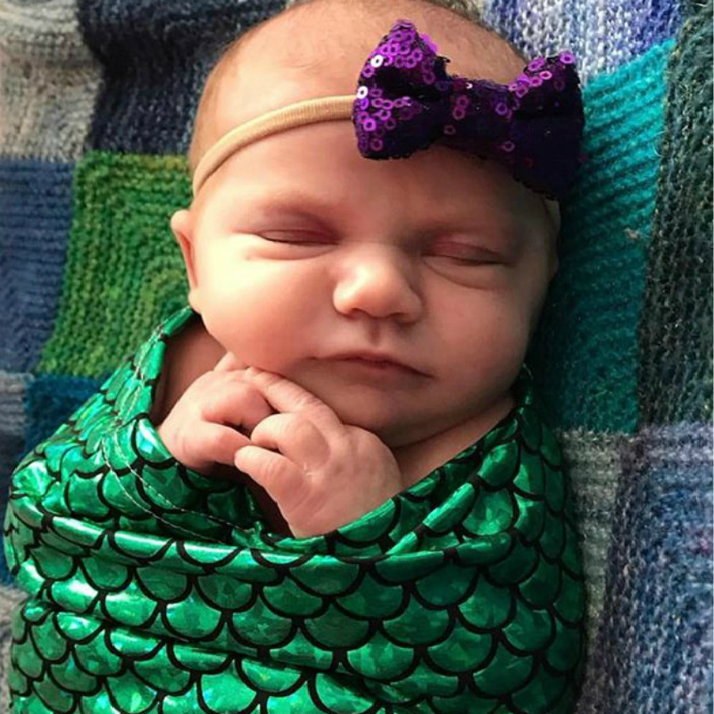 

Scale Pattern Sleeping Bag and Headband