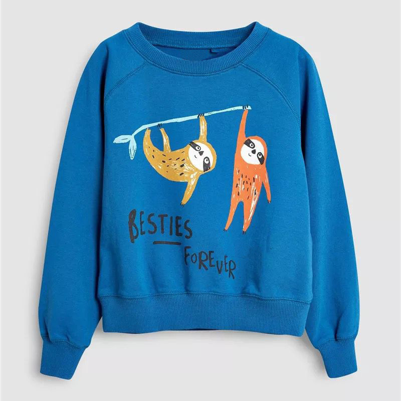 

Trendy Cartoon Print Long-sleeve Sweatshirt