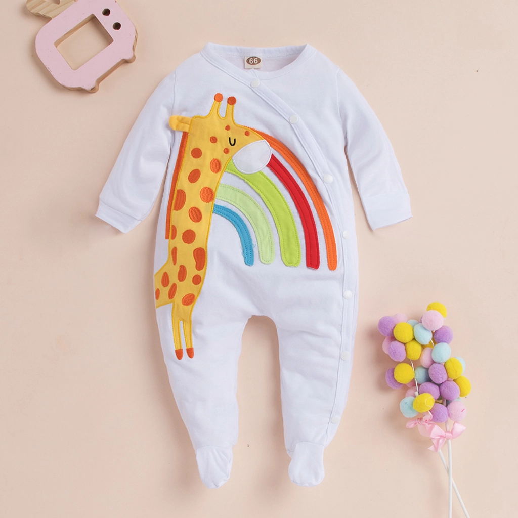 

Baby Girl / Boy Deer Rainbow Jumpsuit