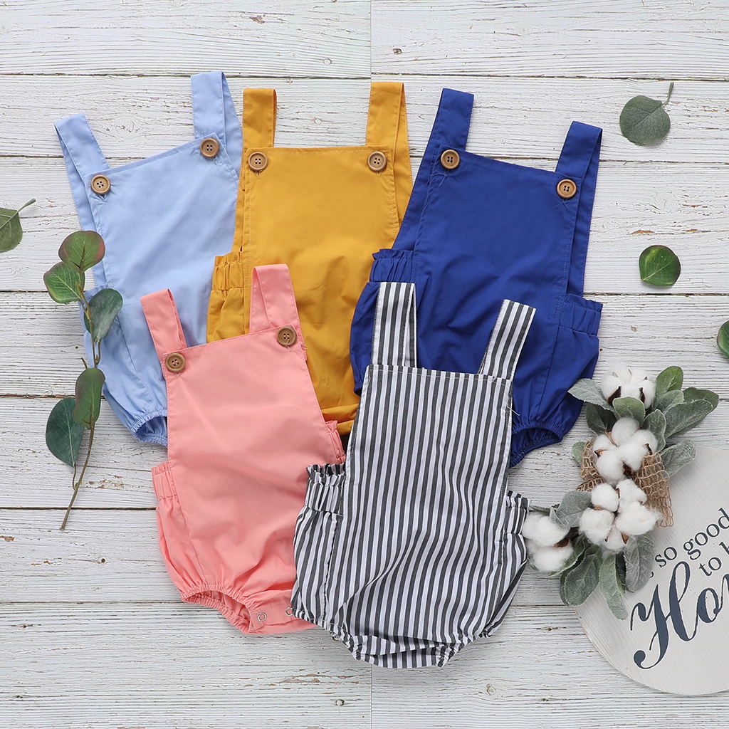 

Baby Solid Causal Backless Bodysuit