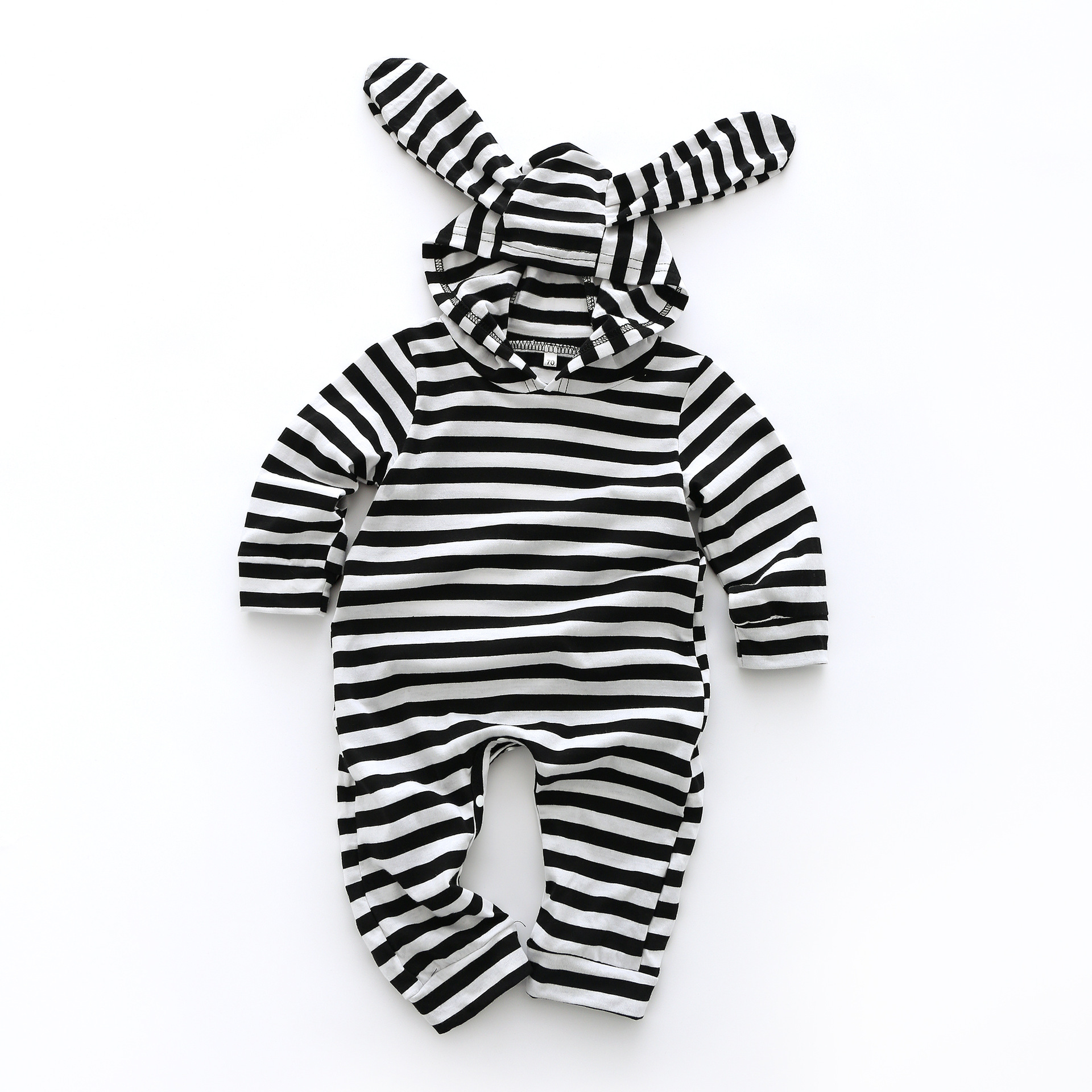 

Baby 3D Striped Rabbit Jumpsuit