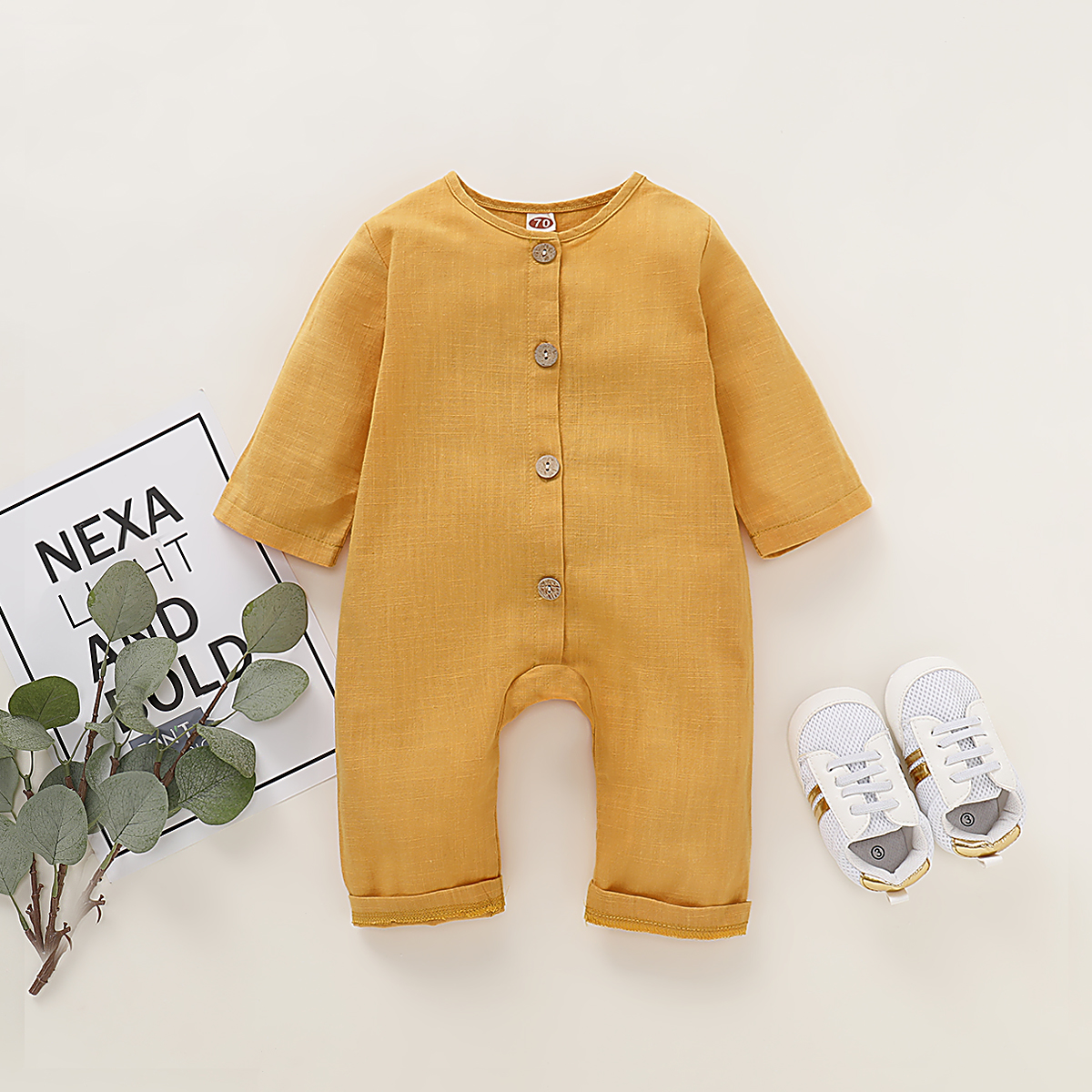 

Baby Solid Jumpsuit