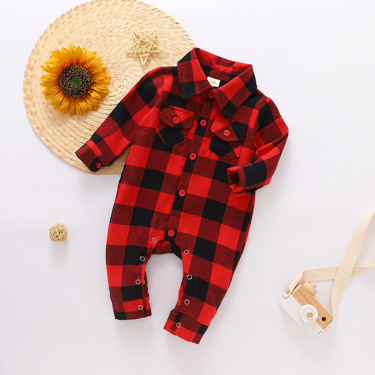 

Baby Plaid Jumpsuit