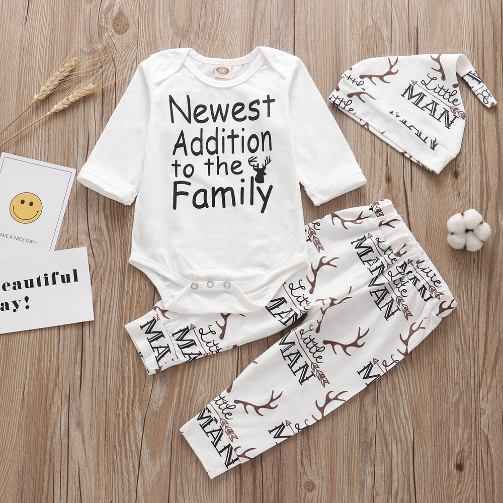 

Baby Boy Casual Letter Baby's Sets