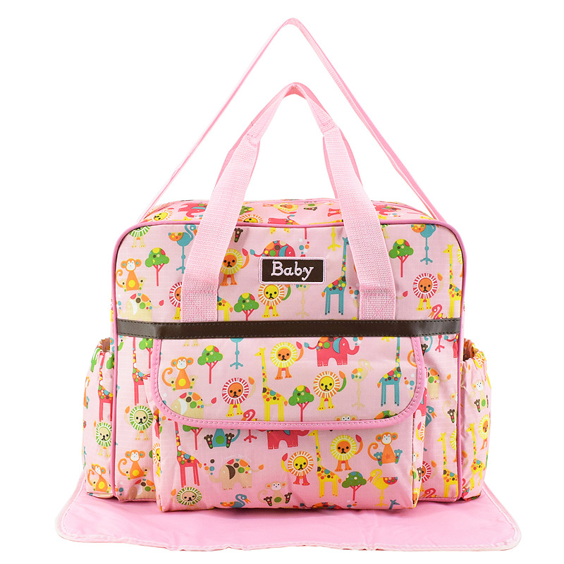 

Waterproof Animal Print Large Capacity Diaper Bag