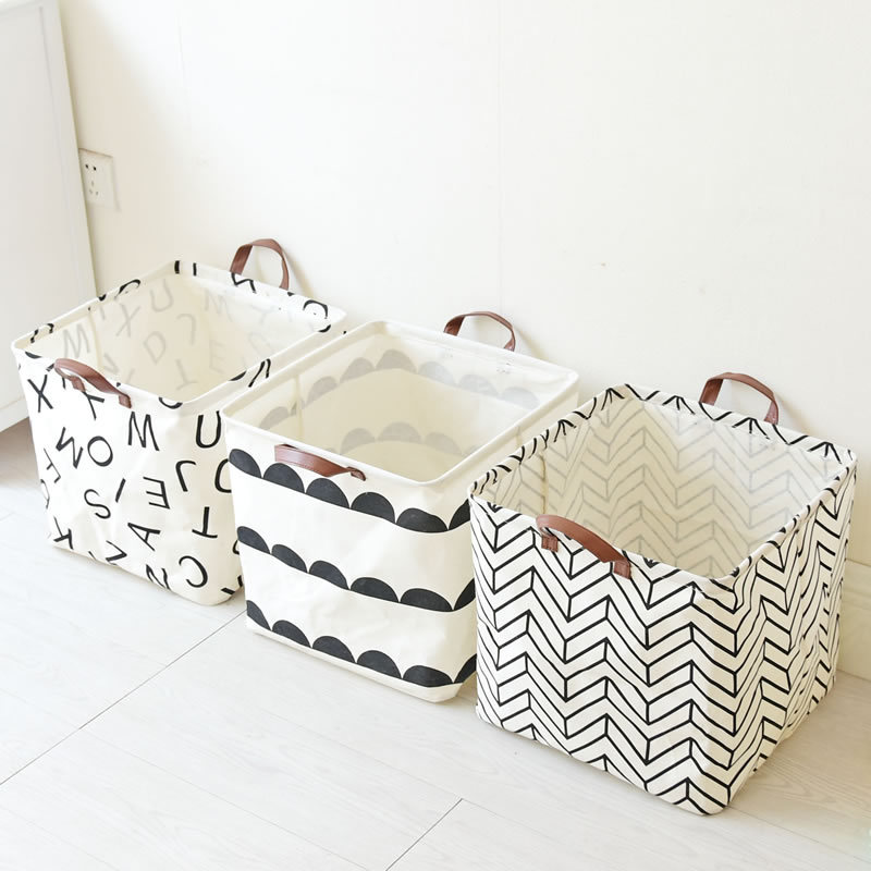 

Foldable Toys Organizer With Handle